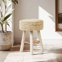 Lentigo Natural Corn Rope Stool - Natural