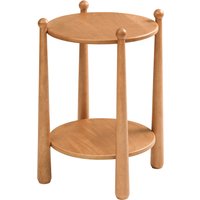 Pablo Solid Wood Side Table - Mid Tone Honey - Mid Tone Honey