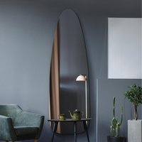 The Lacuna Frameless Pond Wall Mirror - Silver / 180cm