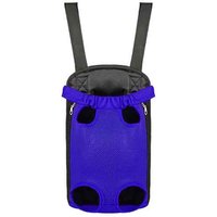 Portable Pet Chest Bag for Outdoor Use - Blue / M