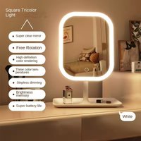 3 Color LED Makeup Vanity Mirror - white