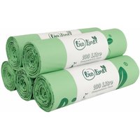 BioLiner 100 Litre Heavy Duty Compostable Waste Sacks - Green / 5