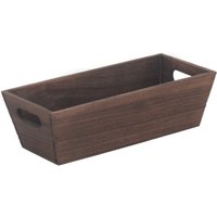Dark Wooden Packing Trough - Brown