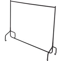 Oypla, 6ft Garment Clothes Rail Super Heavy Duty All Metal - Black Oypla, 6ft Garment Clothes Rail Super Heavy Duty All Metal - Black