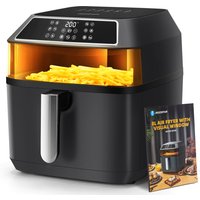 Air Fryer 8L with Viewing Window - Black