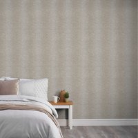 Zezi Textured Blown Vinyl Wallpaper - Beige