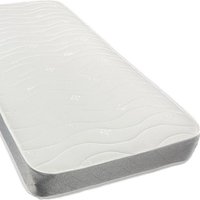 The Wilson Ortho Standard 8 inch Grey and White Spring and Memory Foam Mattress - Grey and White / King