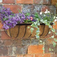 Wall Hanging Planter Basket - Black and Brown / 30l