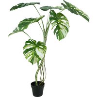 Leaf Artificial Monstera Plant - 120cm Variegated Monstera / 60cm / 120cm