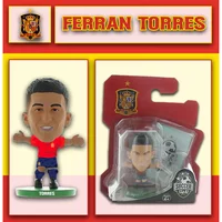 SoccerStarz Spain Ferran Torres - Home Kit 5cm Figure - Red