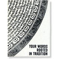 Large Lokta Inspiration Notebook with Bookmark Handmade Pages - Off White