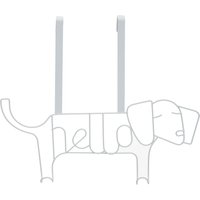 Kirby White Sausage Dog Hanger - White