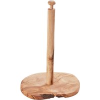 Kora Olive Wood Kitchen Roll Holder - Natural