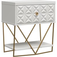 Blair Accent Table - White