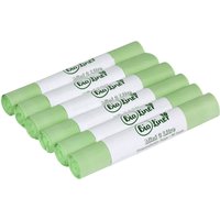 BioLiner 3 Litre Mini Compostable Food Waste Bin Bags - Green / 6