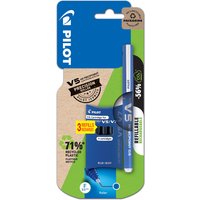 Pilot, Pilot V5 Refillable Pen With Refills - Blue Pilot, Pilot V5 Refillable Pen With Refills - Blue