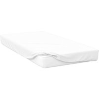 200 Thread Count Cotton Percale Extra Deep Fitted Sheet - BM121 - White / Double