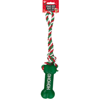 Speaks, Christmas Dog Rope Toy - Red Speaks, Christmas Dog Rope Toy - Red