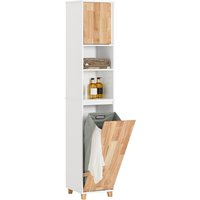 SoBuy, SoBuy Floor Storage Cabinet with Laundry Basket - Neutral SoBuy, SoBuy Floor Storage Cabinet with Laundry Basket - Neutral