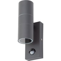 Litecraft, Kenn Outdoor PIR Sensor Up and Down Wall Light - Anthracite Litecraft, Kenn Outdoor PIR Sensor Up and Down Wall Light - Anthracite