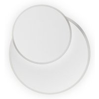 Pouche LED Decorative Round Flush Wall Light White 3000K - White