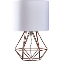 Angus Geometric Adjustable Table Lamp - Copper / 1.8m / No