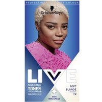 Schwarzkopf Live Semi-Permanent Post Bleach Toner Soft Blonde T2 - Buy 2 / 2