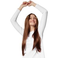 Straight Long-Haired Wig - Brown