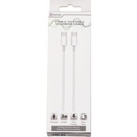 Type-C to Type-C Charging Cable 3m - White