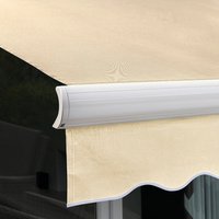 Electric Patio Awning Full Cassette 2m Canopy - Ivory
