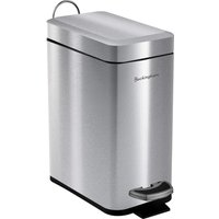 Buckingham Stainless Steel Soft Closing Pedal Bin - Silver
