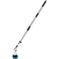 8 in 1 Cordless Handheld Electric Spin Scrubber with Long Handle - White