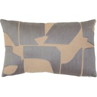 Bosie Ozella Natural And Grey Cushion - Grey