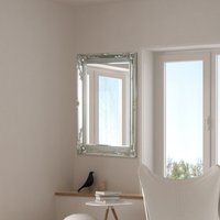 Buxton Silver Wall Mirror 110 x 79cm - Silver