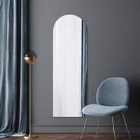 Arcus Frameless Arch Leaner Wall Mirror - Silver / 180cm