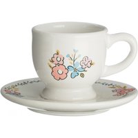 Pretty Things Floral Design Egg Cup - White