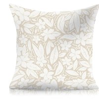 Indoor or Outdoor Jumbo Cushion 55cm Water Repellent - Cream/White