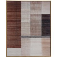 Ivora Hand Painted Canvas in Frame - Wood - L3 x W80 x H100 cm - Multi-Coloured