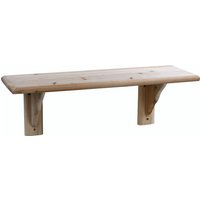 Sanded Pine Shelf Kit - Pine / 59cm