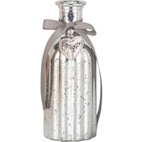 , Grey Mercury Bottle with Heart Attachment , Grey Mercury Bottle with Heart Attachment