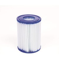 2 x Bestway Type II Type 2 Pool Filter Cartridge 10.5cm x 13.6cm - White