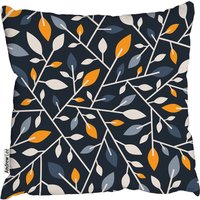 Geometric Abstract Cushion - Blue / 45cm