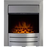 Adam Colorado Electric Fire in Brushed Steel - Brushed steel