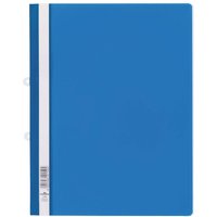 Durable Clear View A4 Folder with Filing Strip - Blue