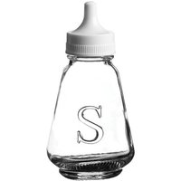 Traditional Glass Table Condiment Bottle Salt Pot With Lid - Clear