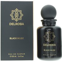 Delroba Black Musk For Men Eau de Parfum - Black