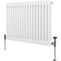 Traditional Column Radiators - White / 7cm / 60cm / 83cm