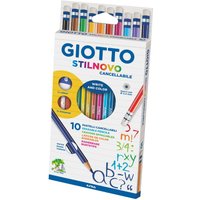 Giotto Stilnovo Erasable Pencil 10 piece Sharpener Eraser Set - Multi