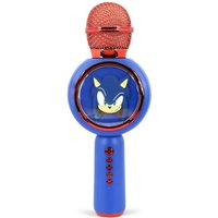 Sonic the hedgehog Karaoke Microphone and Wireless Speaker with Led lights - Blue