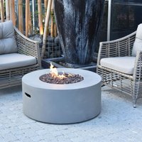Tramore Fire Table - Light Grey